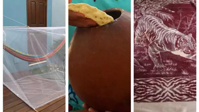 El pabellón o mosquitero es utilizado por las familias yucatecas con el objetivo de evitar picaduras de .los mosquitos