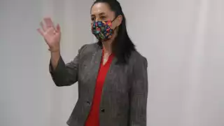 Claudia Sheinbaum, durante un evento el día de hoy