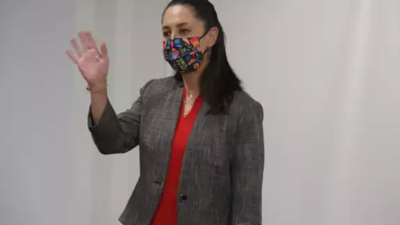 Claudia Sheinbaum, durante un evento el día de hoy Claudia Sheinbaum, durante un evento el día de hoy