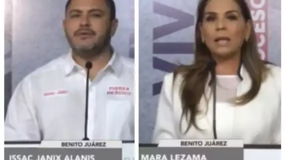 "Presenté una denuncia penal, y como el que denuncia tiene que probar, mi compromiso es meter a Mara Lezama y a Jorge Emilio González, su padrino político, a la cárcel"- Issac Janix "Presenté una denuncia penal, y como el que denuncia tiene que probar, mi compromiso es meter a Mara Lezama y a Jorge Emilio González, su padrino político, a la cárcel"- Issac Janix