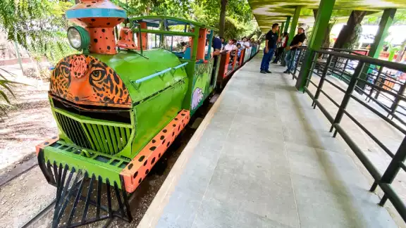 Varias de las personas que visitaron el parque no sabían de la celebración del día de ayer