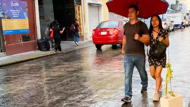 Se espera que las lluvias en Mérida continúan durante los próximos días