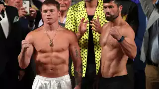 Se llevo a cabo la ceremonia de pesaje entre Saúl ‘Canelo’ Álvarez y John ‘Gorila’ Ryder