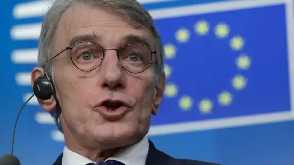 Es la primera vez en la historia del Parlamento Europeo que un presidente en funciones fallece. Foto: EFE