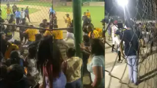 Equipos contrincantes causaron una riña durante el partido