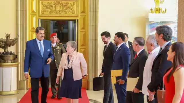 Alicia Bárcena llegó a Venezuela como una visita de estado