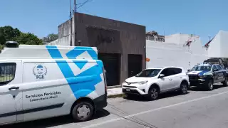 Al lugar llegaron elementos del Servicio Médico Forense de la FGE para el levantamiento del cuarpo