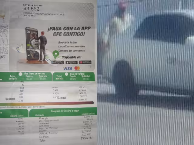 A través de su cuenta de Facebook compartió la foto, la cual poco se alcanza a reconocer al trabajador