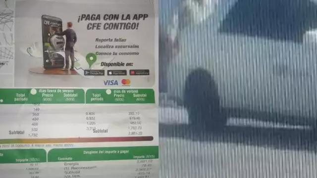 A través de su cuenta de Facebook compartió la foto, la cual poco se alcanza a reconocer al trabajador