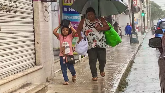 Se esperan lluvias fuertes en la Península de Yucatán