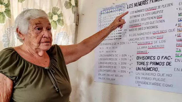 María Teresa Rivero es apasionada de los números