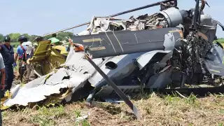 La Semar investigará lo sucedido con el helicóptero que se desplomó en Tabasco este sábado