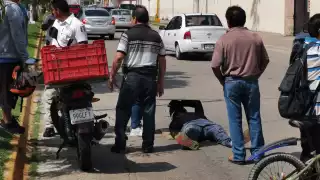 El motociclista fue trasladado al Hospital General de Ciudad del Carmen