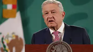 Presidente AMLO en conferencia de prensa