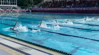 La playense Naiara Sobreviela Jiménez gana la medalla de bronce en los 50 metros mariposa
