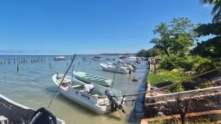 Mal tiempo semiparaliza la pesca ribereña en Champotón; lanchas permanecen resguardadas
