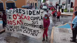 Los antorchistas alzaron la voz contra el presidente municipal tras no cumplir sus compromisos