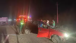 La mujer y su hija fueron trasladadas al hospital