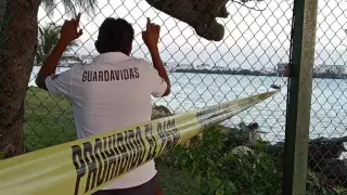 Los dos jóvenes se aventuraron a pesar de las inclemencias del tiempo