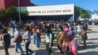 Elementos de la Policía Quintana Roo ya despliegan un operativo preventivo sobre la avenida de los Héroes