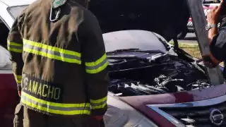 El incendio comenzó por una posible falle en el motor