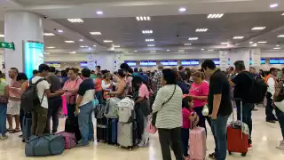 Se puede ver filas de espera de hasta 40 minutos