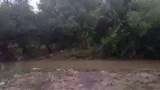 Algunas zonas del Sur de Quintana Roo presentan inundaciones y lodo causado por las lluvias que cayeron en horas pasadas