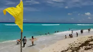 La afluencia en Playa Delfines fue promedio