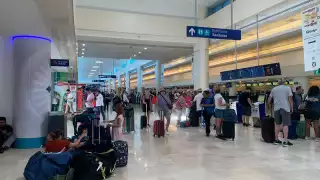 Son ocho vuelos retrasados en el aeropuerto de Cancún este sábado