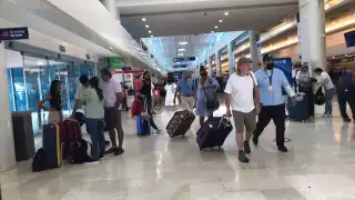 El aeropuerto de Cancún tiene una conexión aérea con 44 ciudades de Estados Unidos, como Atlanta, Austin, Baltimore,