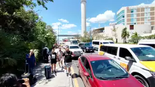 El reporte de la balacera en la Terminal 3 del aeropuerto de Cancún se dio cerca del mediodía de este 28 de marzo