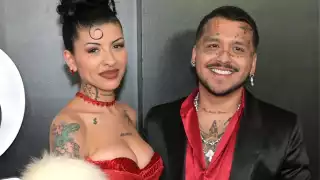 Christian Nodal y Cazzu van a concierto de Luis Miguel en Guadalajara