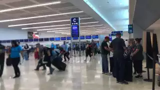 Los viajeros se dijeron contentos de haber vacacionado en el Caribe Mexicano