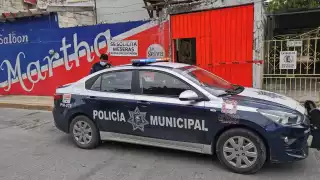Los policías acordonaron la zona