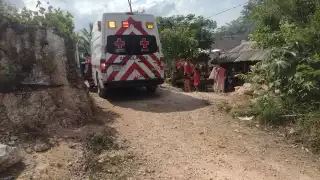 El hombre presentó una herida de dos centímetros aproximadamente