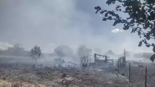 El rancho estaba abandonado, por lo que no se registraron víctimas