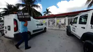 Los elementos de la Guardia Nacional y el personal del INM se encargan de vigilar a los migrantes en CANCÚN