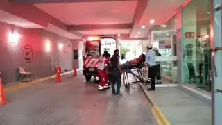 Los lesionados fueron trasladados al hospital