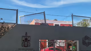 Cancha techada de Las Mercedes en Champotón presenta daños; temen caída de estructuras