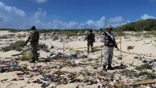 Fue encontrado durante un reconocimiento terrestre.