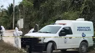 Restos humanos fueron encontrados dentro de bolsas en la localidad de Bonfil en Cancún