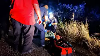 Tanto el septuagenario como el adolescente fueron trasladados al hospital