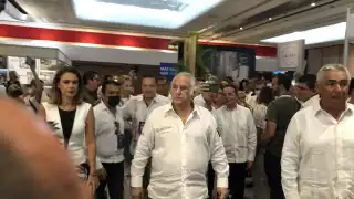 Miguel Torruco Marqués llegó a Cancún para un evento relacionado con el sector turístico de la zona, y previo a él fue cuestionado sobre la llegada de la Sectur a Quintana Roo
