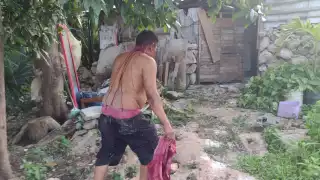 Los heridos presentaron cortadas en la cabeza. Foto: Justino Xiu Chan