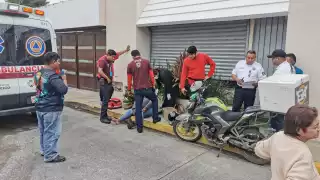 Atropellan a motociclista por un camión en Ciudad del Carmen