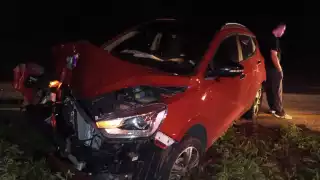 Al lugar llegaron elementos de la Guardia Nacional para realizar el peritaje correspondiente para deslindar responsabilidades