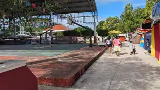 La policía del municipio reporto saldo blanco por ahora