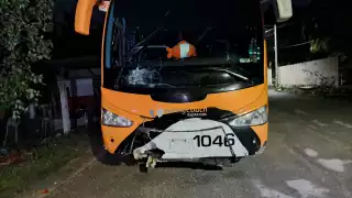 El chofer quedó a disposición de la Vicefiscalía de la Zona Centro