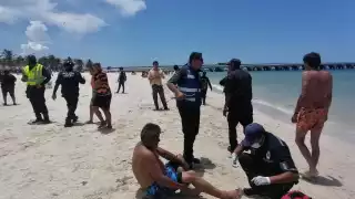 Ayer se registraron varios niños atacados por mantarrayas en Progreso