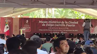 AMLO inaugura el Museo de la Cultura Maya en Felipe Carrillo Puerto, Quintana Roo: EN VIVO